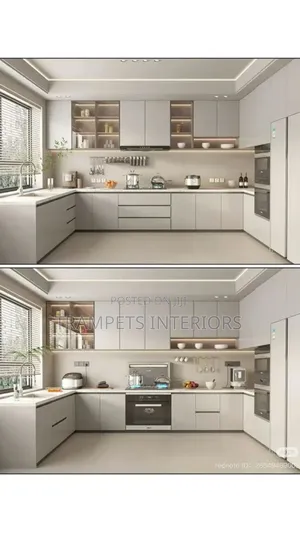 Kitchen Cabinets Designed for Ur Kitchen Setup 900,000 Per Metre