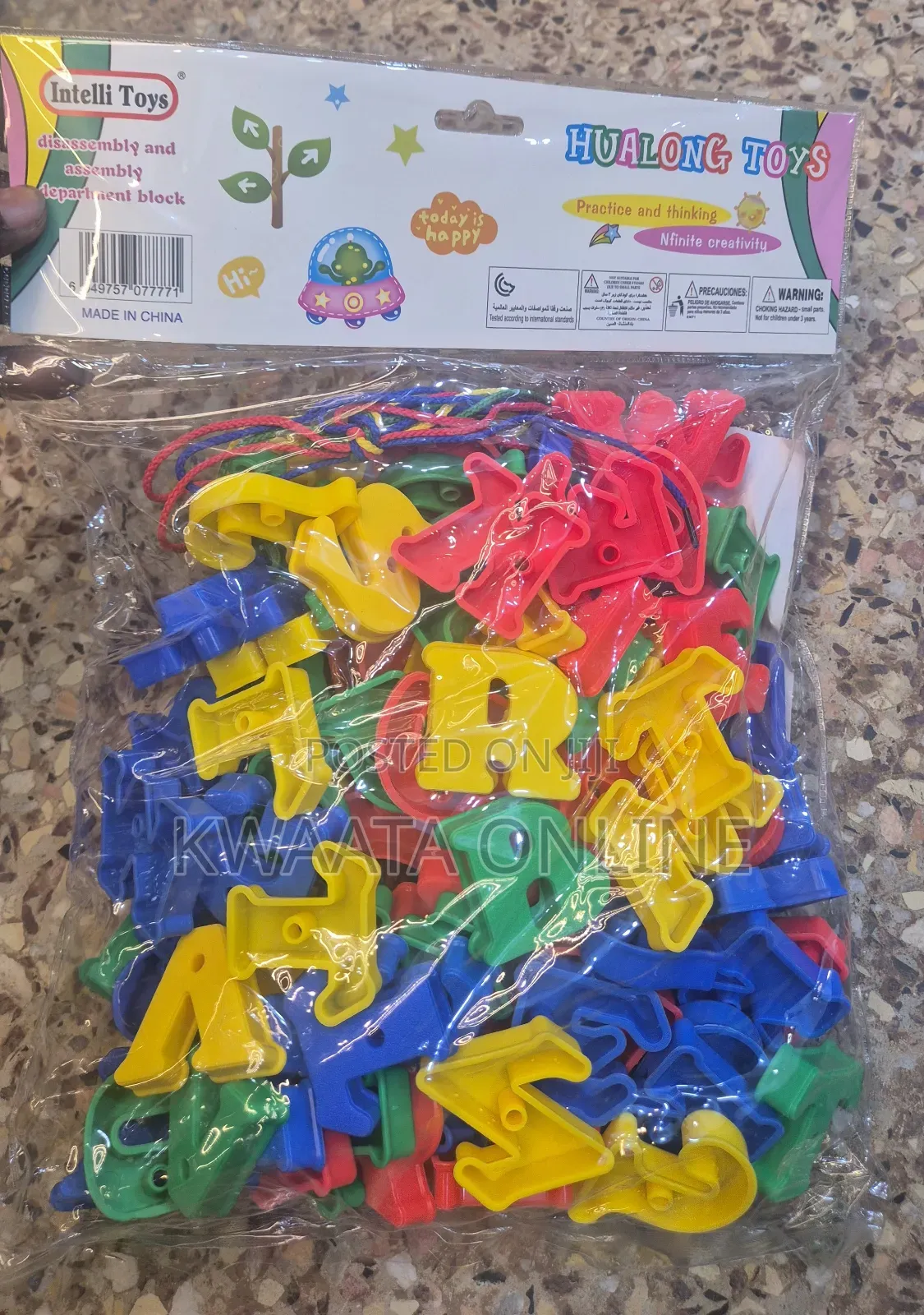 Alphabet Block Set For Homeschooling, Playgroups And Kindergarten