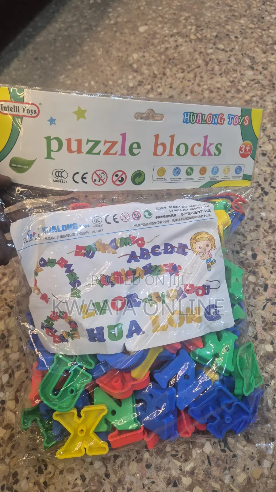 Alphabet Block Set For Homeschooling, Playgroups And Kindergarten