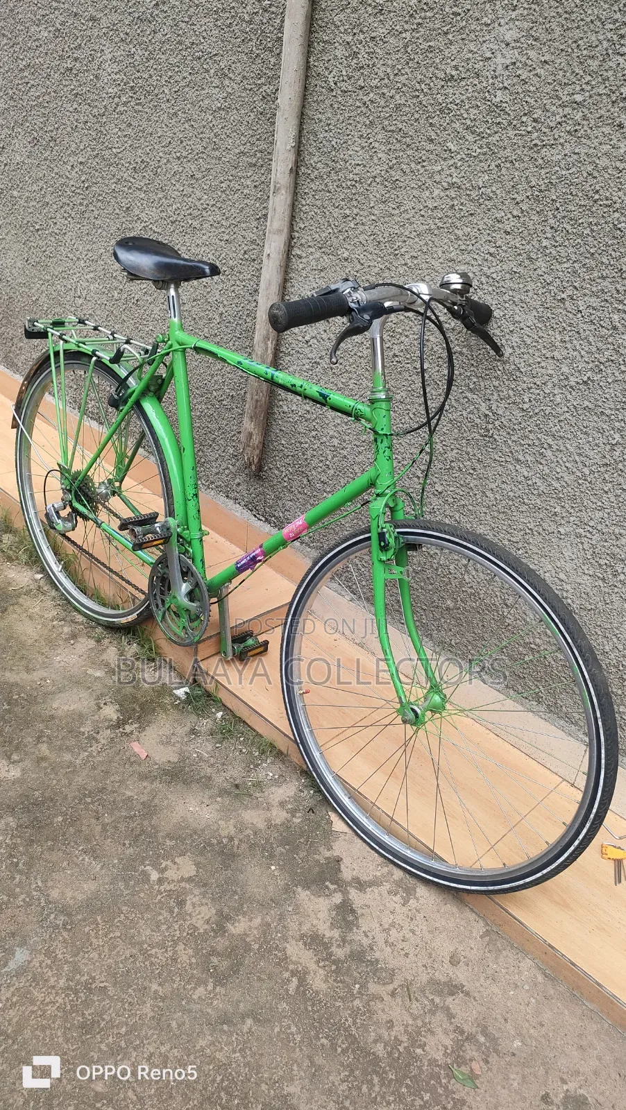 Germany Used Schwinn Suburban Bicycle Features a Rear Luggage Rack.
