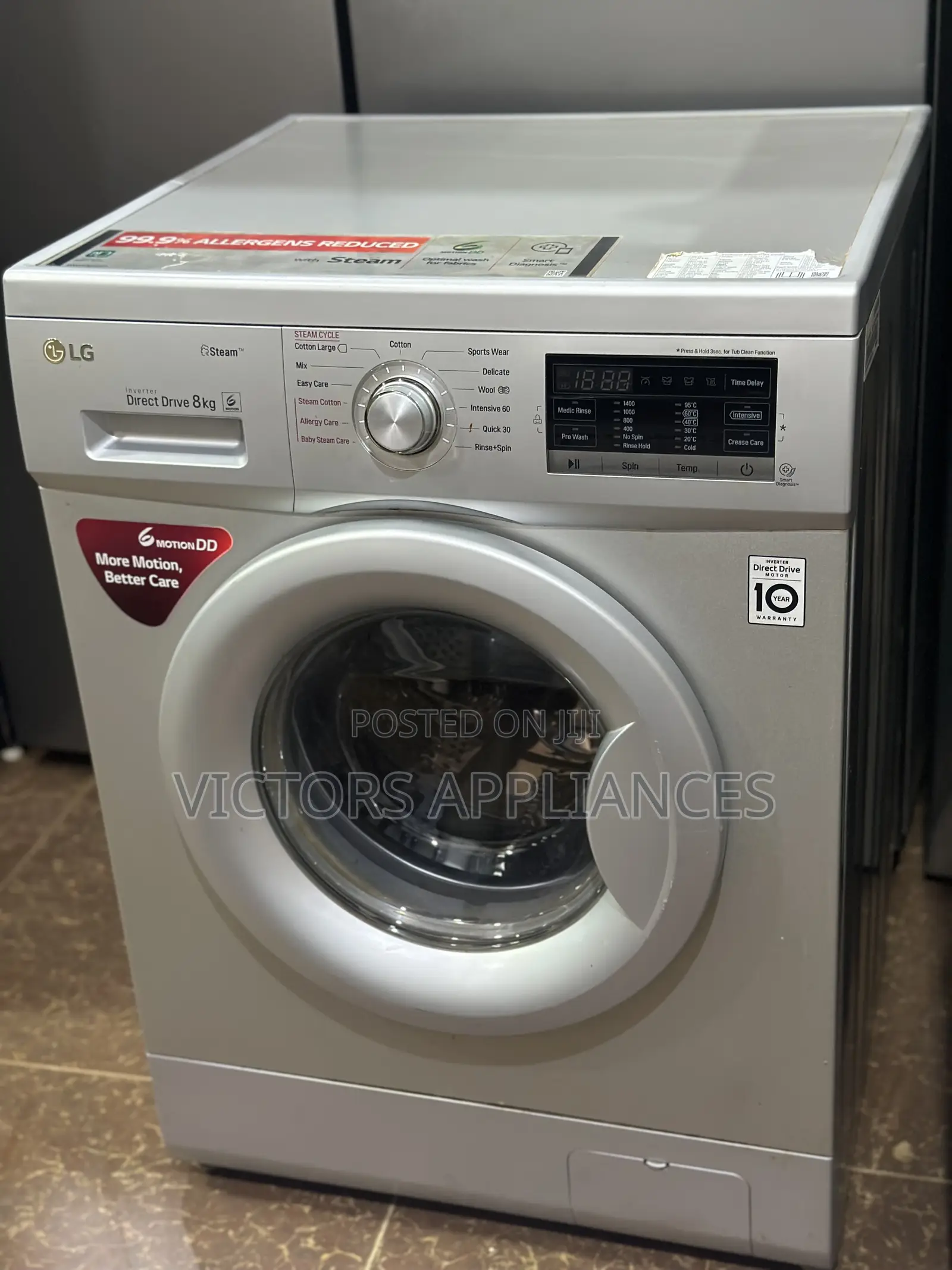 Lg Washing Machine 8kg (Uk Used Good as New)