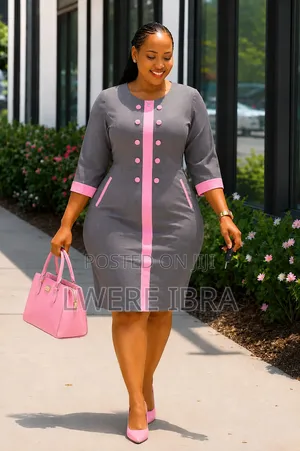 Grey Office Dresses Size 46-54