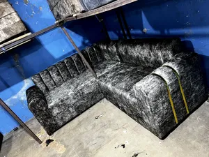 Stripted L Sofa