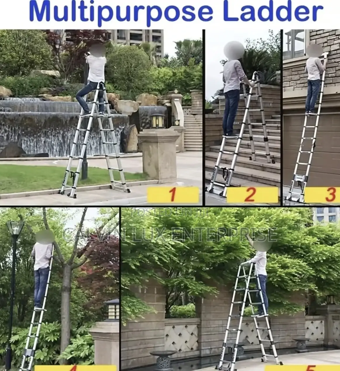 Telescopic Ladder Double Side 2.2m+2.2m
