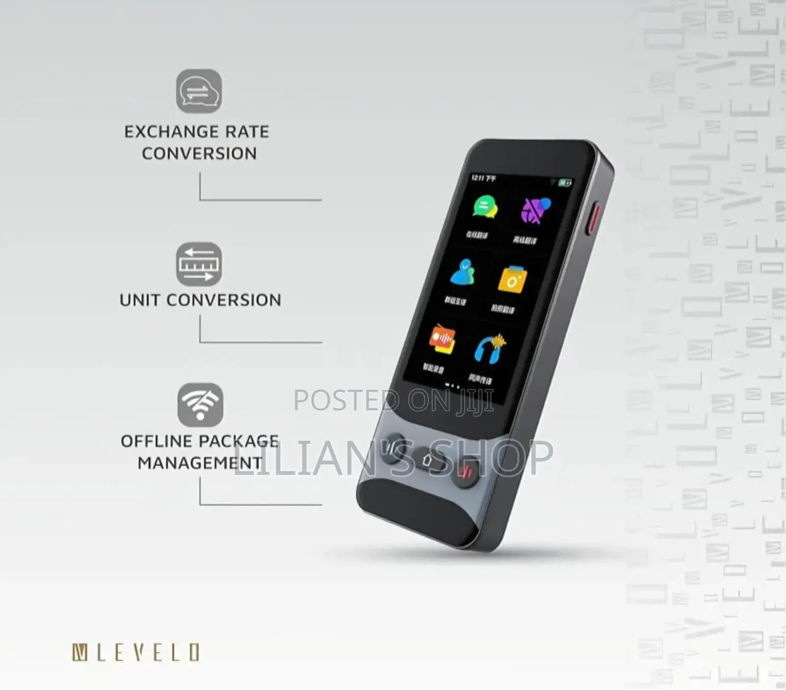 Levelo Fluentlink Offline Online Voice Translators