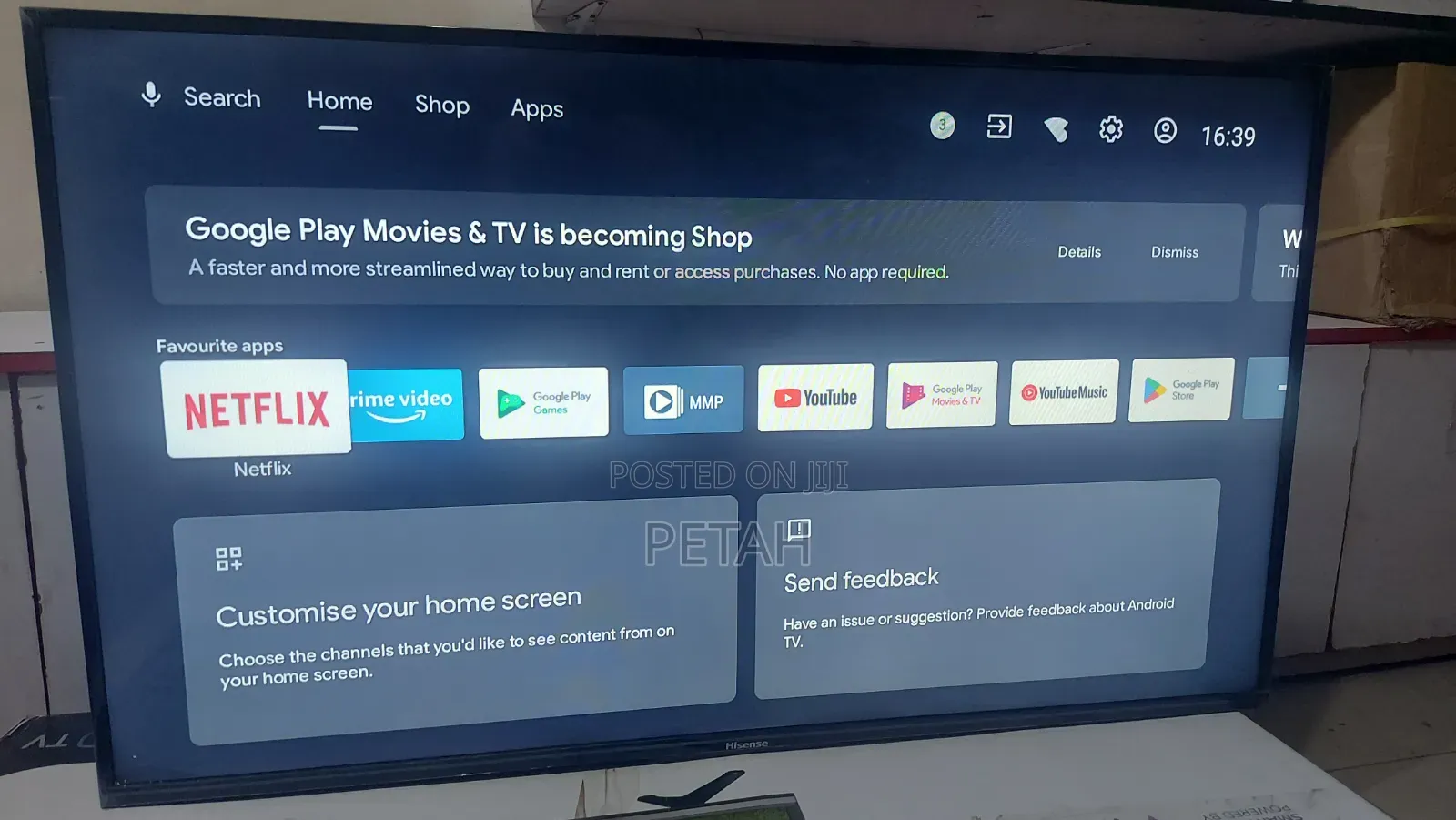 Smart Android 49 Inches Hisense