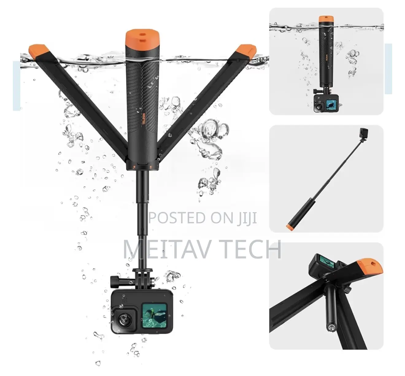 Floating Selfie Stick for Gopro, Insta360, Dji Osmo