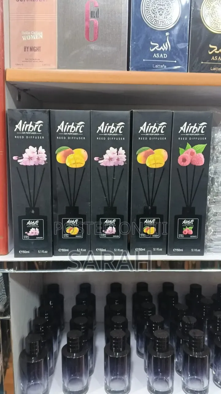 Airbrc Branded Reed Diffusers Feature Various Scent Options