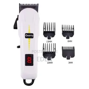 Geemy Rechargeable Cordless Shaving Machine With Battery Indicator