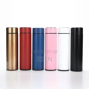 Insulated Water Bottle With Temperature Indicator - Multicolour