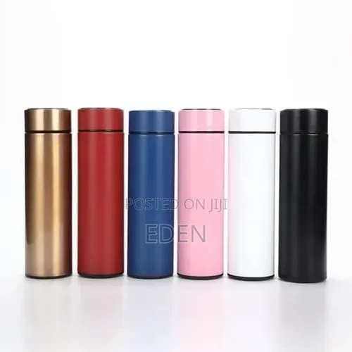 Insulated Water Bottle With Temperature Indicator - Multicolour