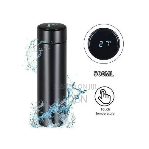Insulated Water Bottle With Temperature Indicator - Multicolour