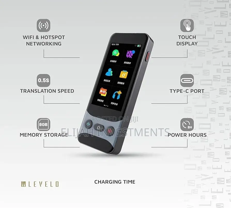 Levelo Fluentlink Offline Online Voice Translators