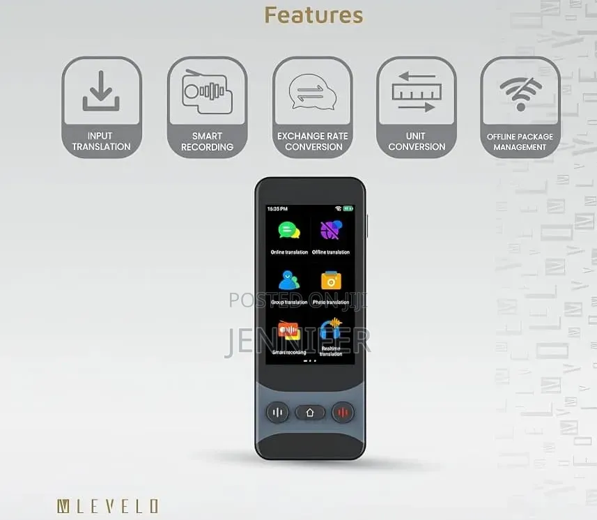 Levelo Fluentlink Offline Online Voice Translators