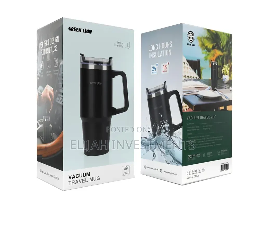 Green Lion Vacuum 900ml Travel Mug