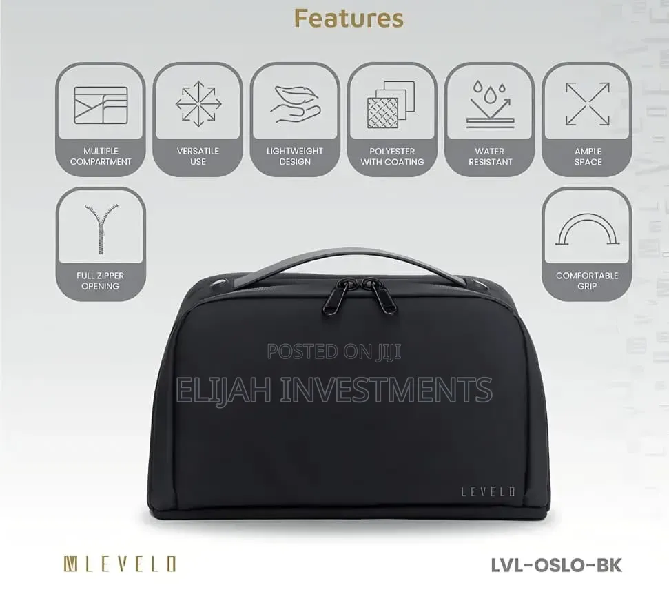 Levelo Oslo Pouch Toiletry Bag