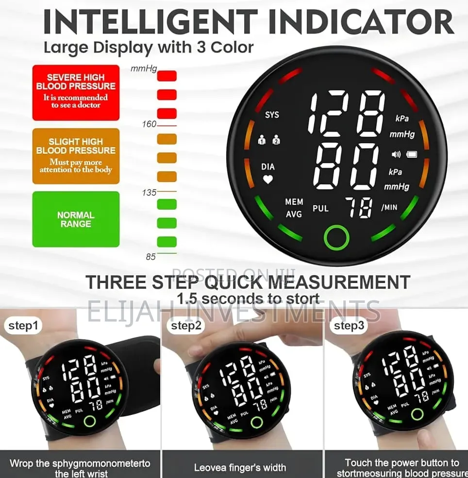 Porodo Liveon Digital Blood Pressure Monitor
