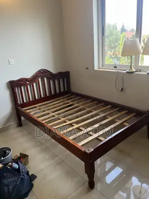 A Second Hand Bed With a Mattress a Second Hand Bed With a Mattress