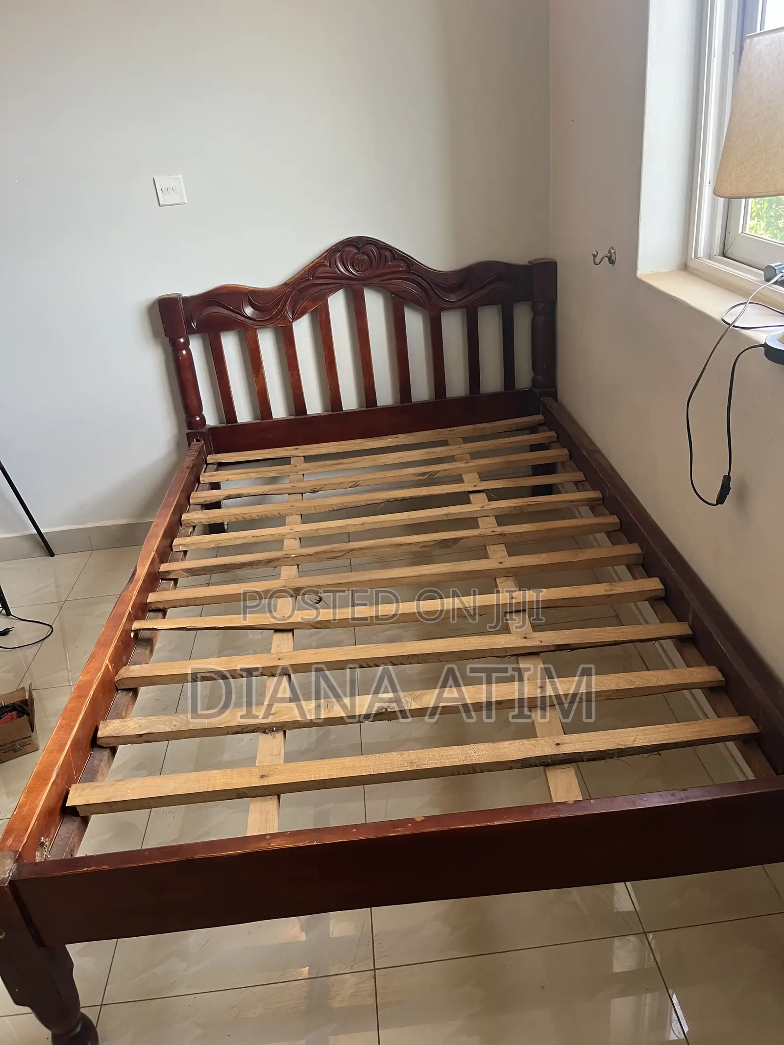 A Second Hand Bed With a Mattress a Second Hand Bed With a Mattress