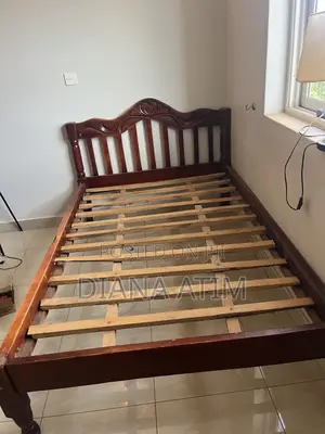 A Second Hand Bed With a Mattress a Second Hand Bed With a Mattress