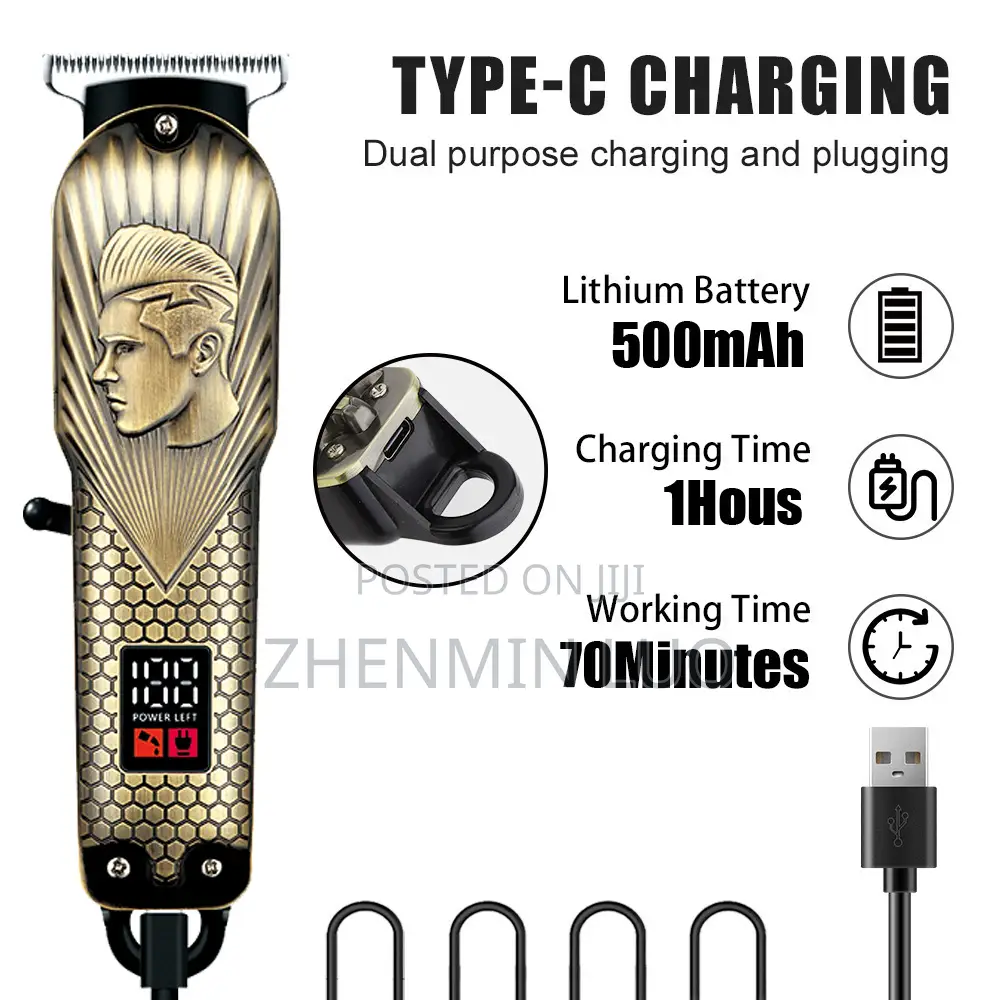 Hair Clipper With Power Display