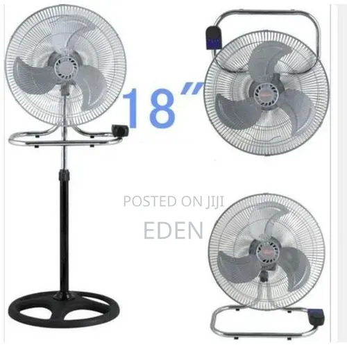 2 Pieces 18" Inch Stand/Table 3 In1 Fan Design Oscillating Adjust