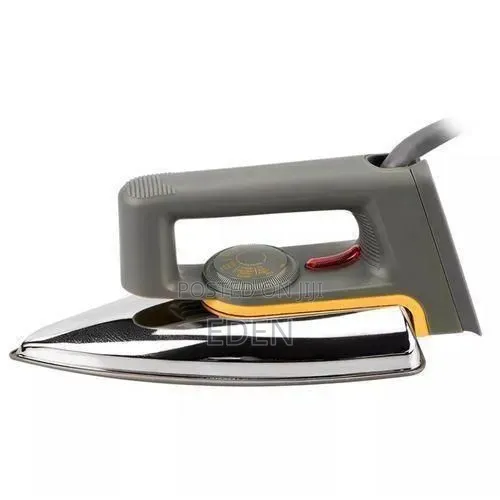 Dry Electric Flat Iron Box - Silver.