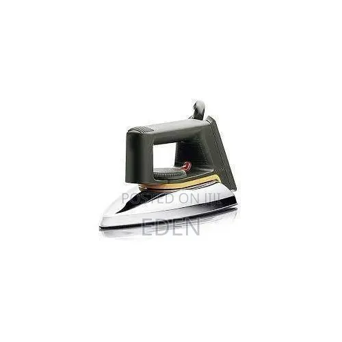 Dry Electric Flat Iron Box - Silver.