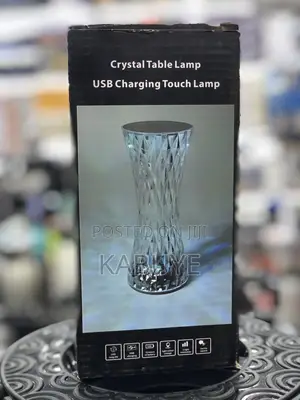Diamond-Style Acrylic Crystal Table Lamp