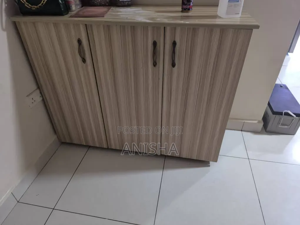 Multi-Purpose Wooden Console Table Storage Cupboard for Home/Office