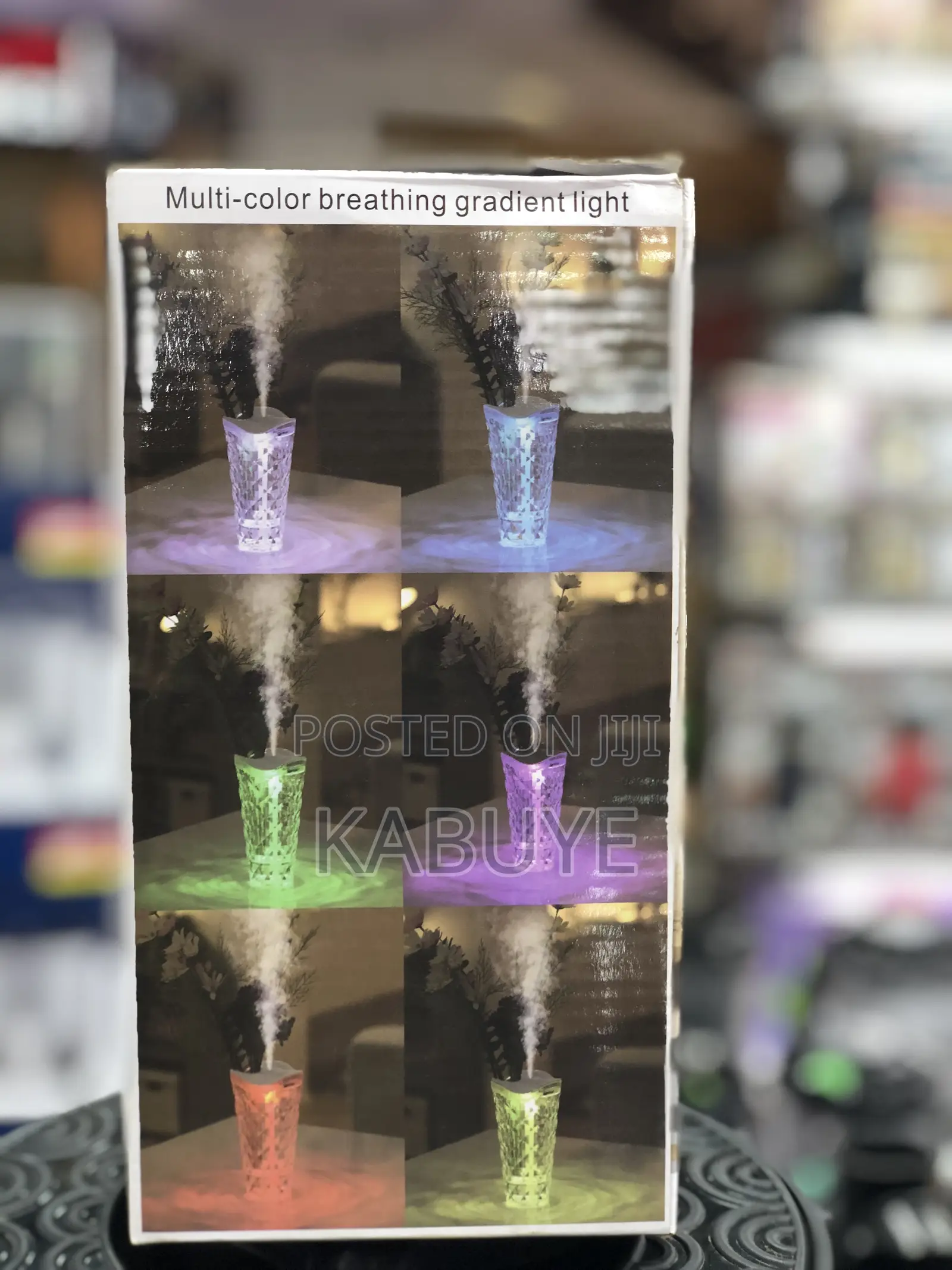 Humidifier Featuring Multifaceted Crystal-diamond Prism