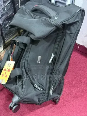 Black Wheeled Duffel Bag