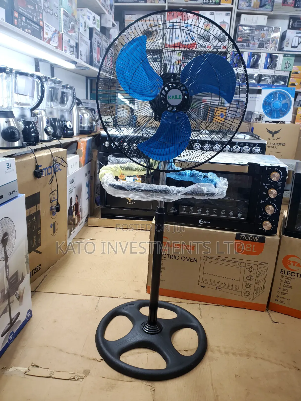 Kaile 18 Inch Metallic 3 Speed Stand Fan