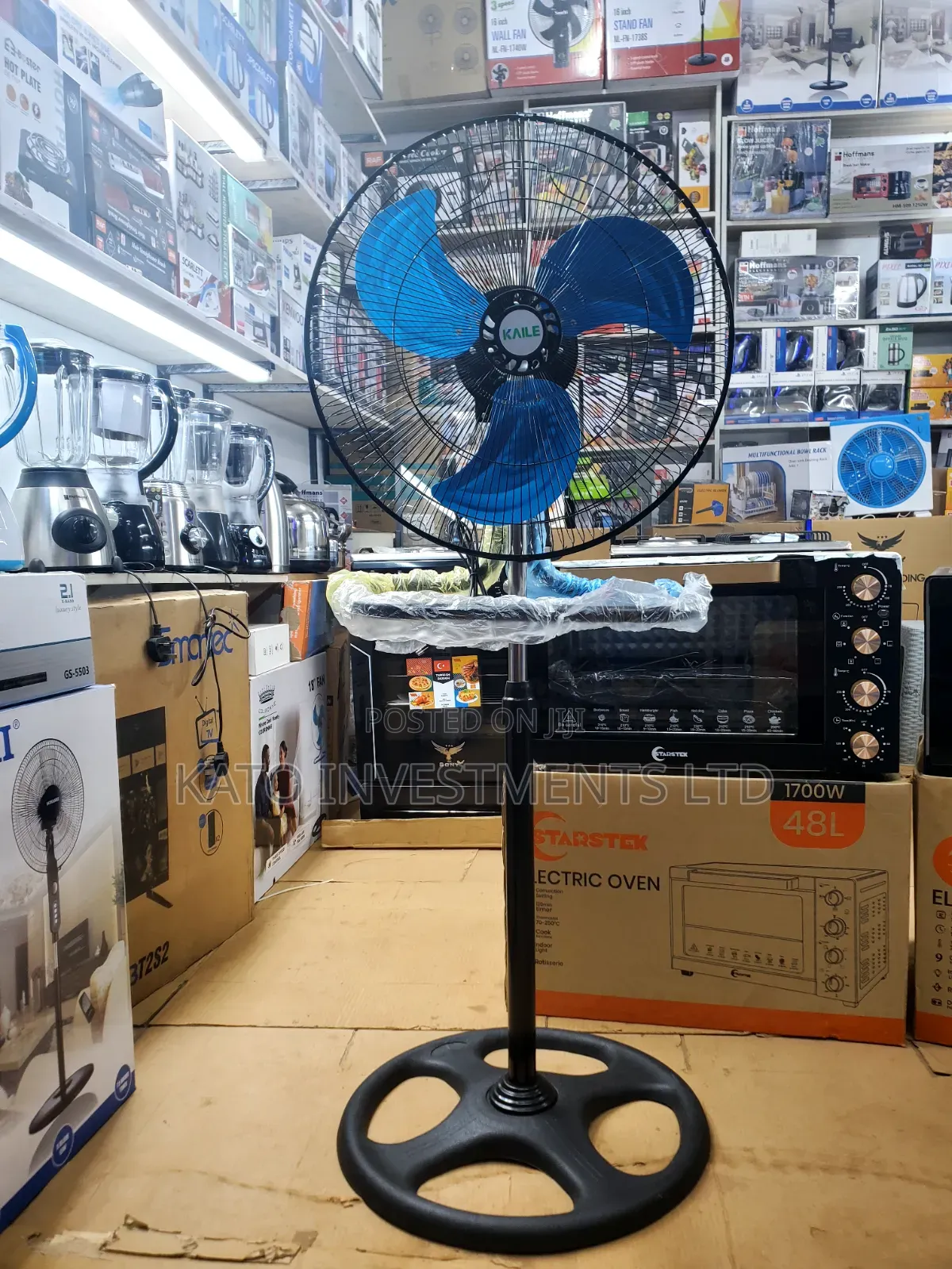 Kaile 18 Inch Metallic 3 Speed Stand Fan