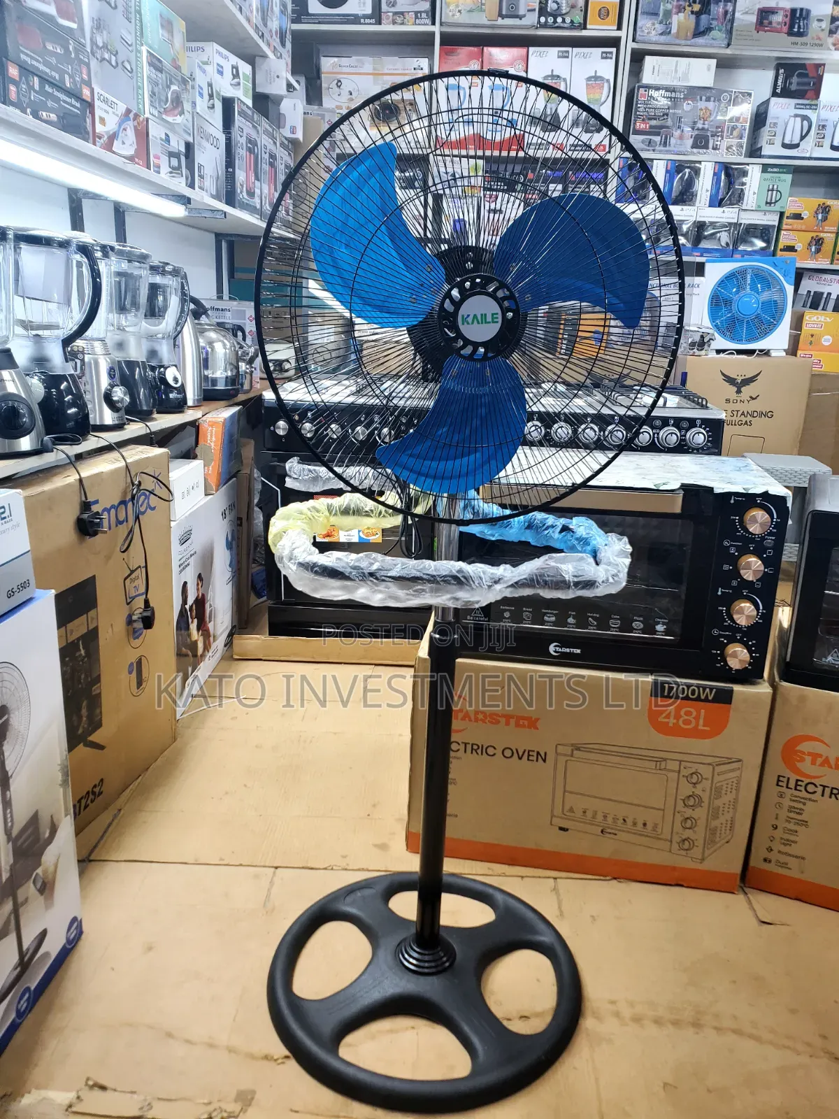 Kaile 18 Inch Metallic 3 Speed Stand Fan