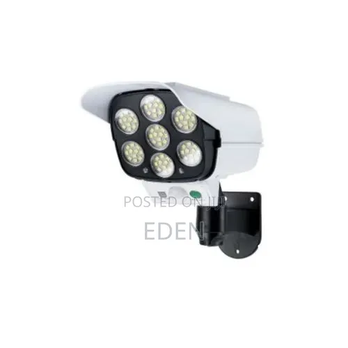 Solar Light Motion Sensor Security Dummy Camera Light - White