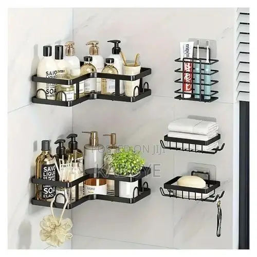 5-piece Corner Shower Caddy Organizer Set
