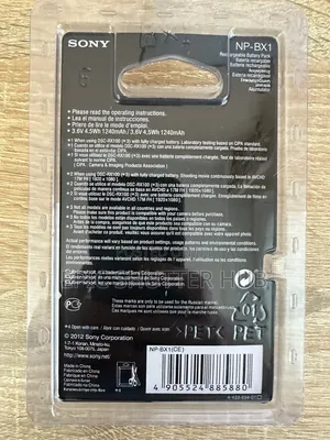 Sony Np-Bx1 Rechargeable Lithium-Ion Battery Pack (3.6v, 1240mah)