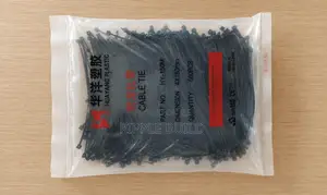 4 X 150mm 500pcs Black Nylon Cable Ties Wire Fasteners Kampala