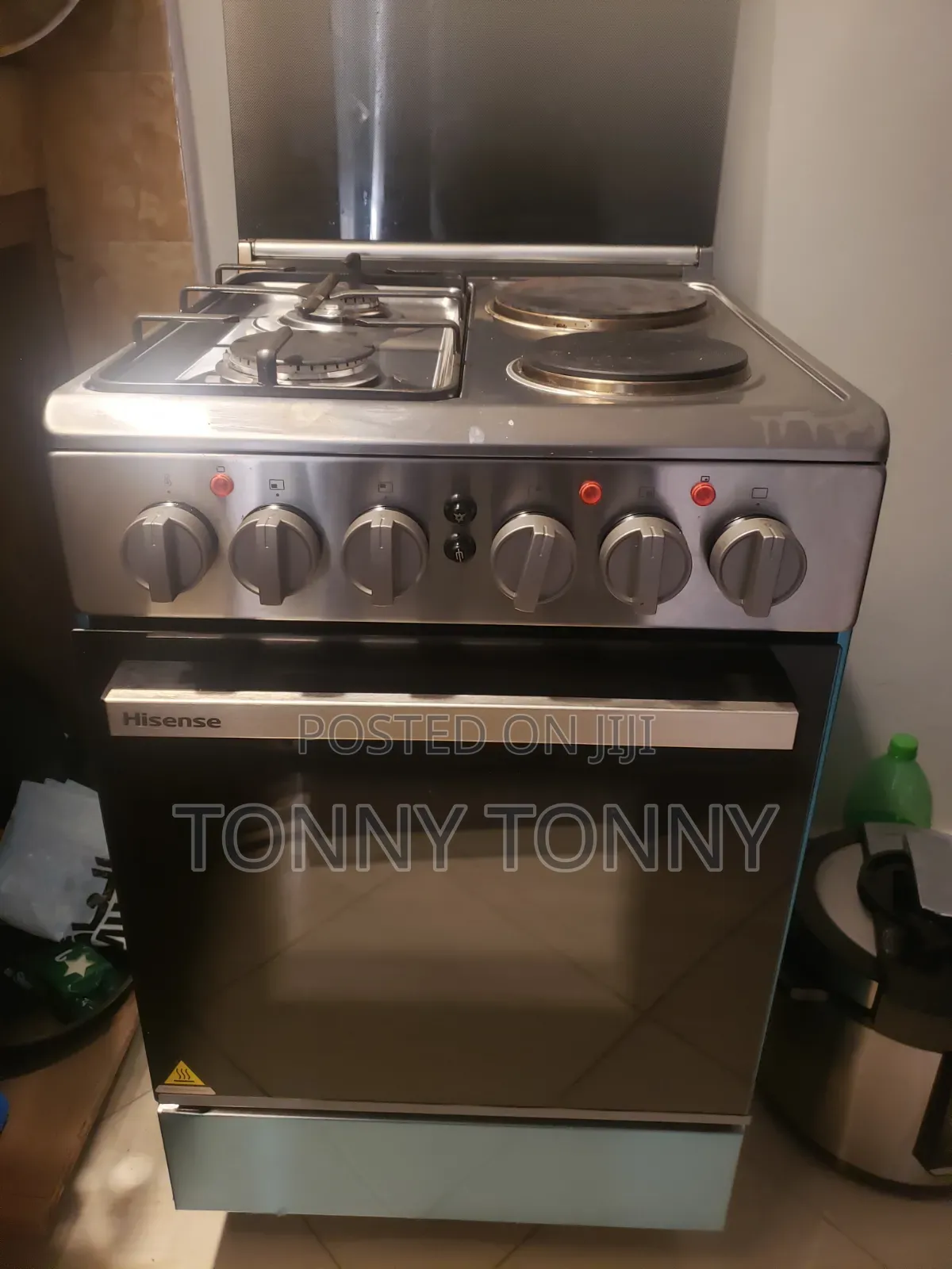 Hisense Cooker Both 2 Electric and 2 Gas Plates