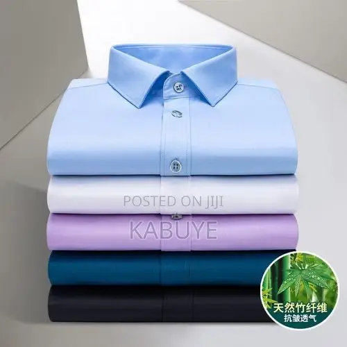 Men’S Office Corporate Long Sleeve Dress Shirts