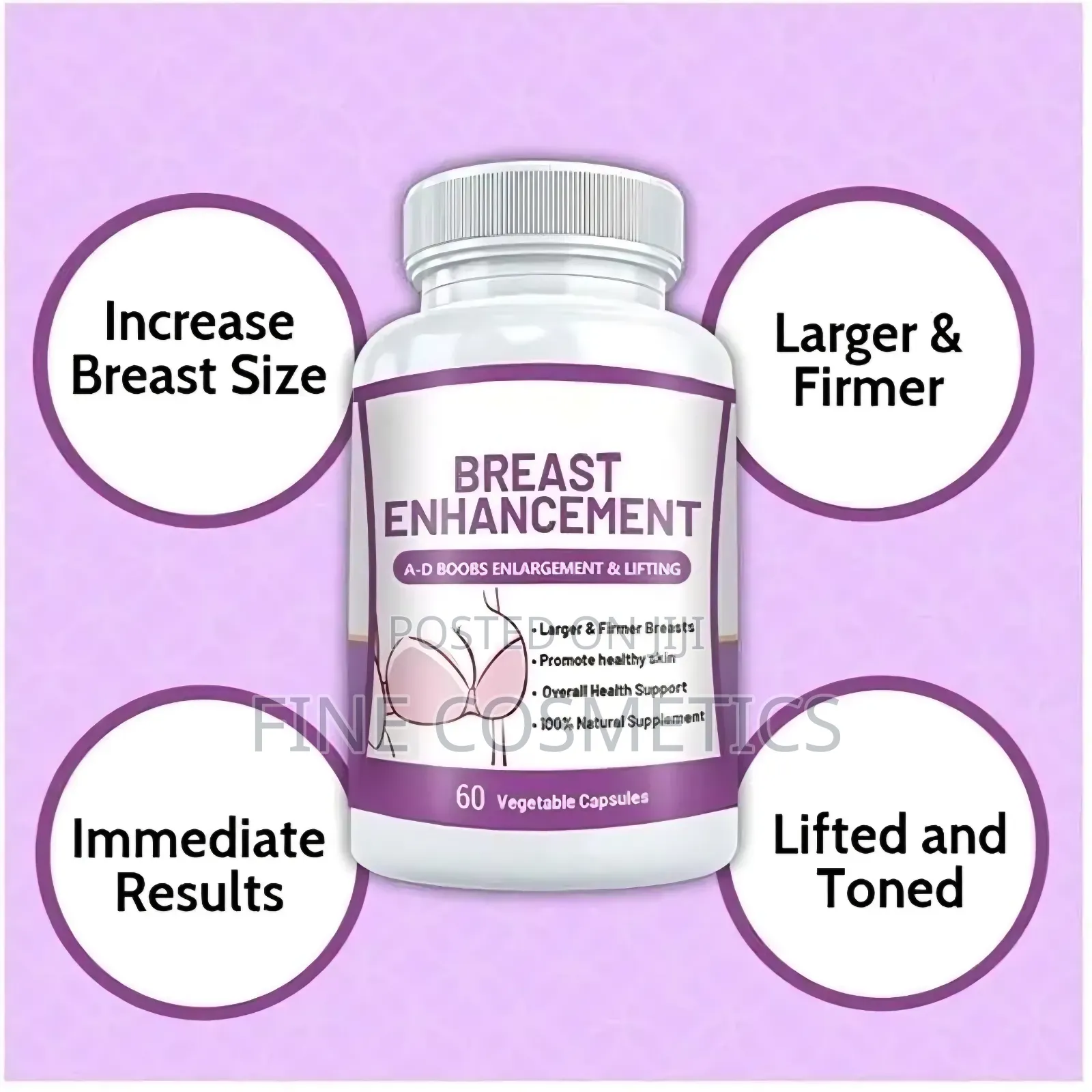 Breast Enhacement Capsules Boobs Enlargement, Firmer Lift, Bigger Tits
