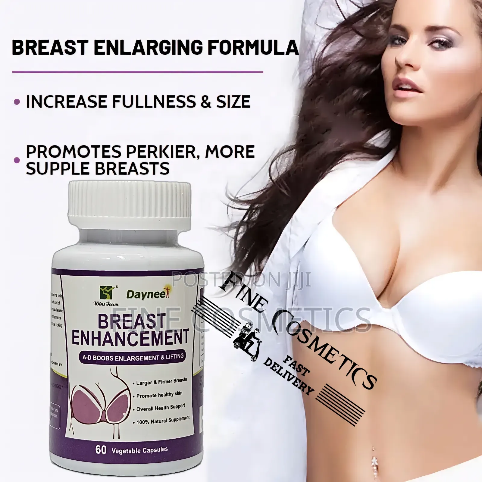Breast Enhacement Capsules Boobs Enlargement, Firmer Lift, Bigger Tits