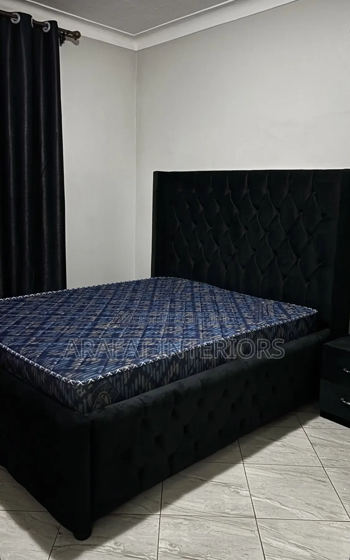 Luxurious Velvet Upholstered Headboard