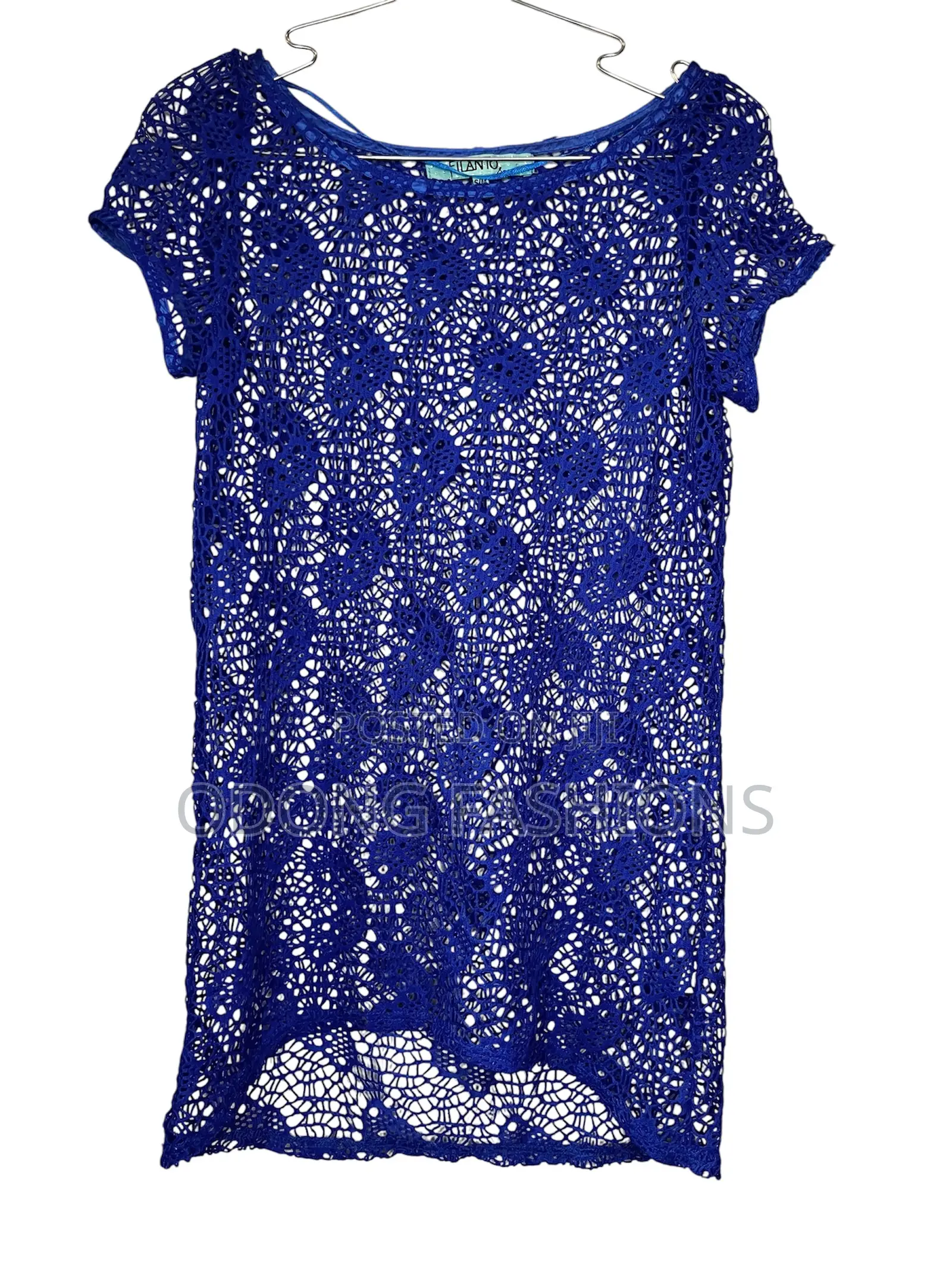 Blue Net Top