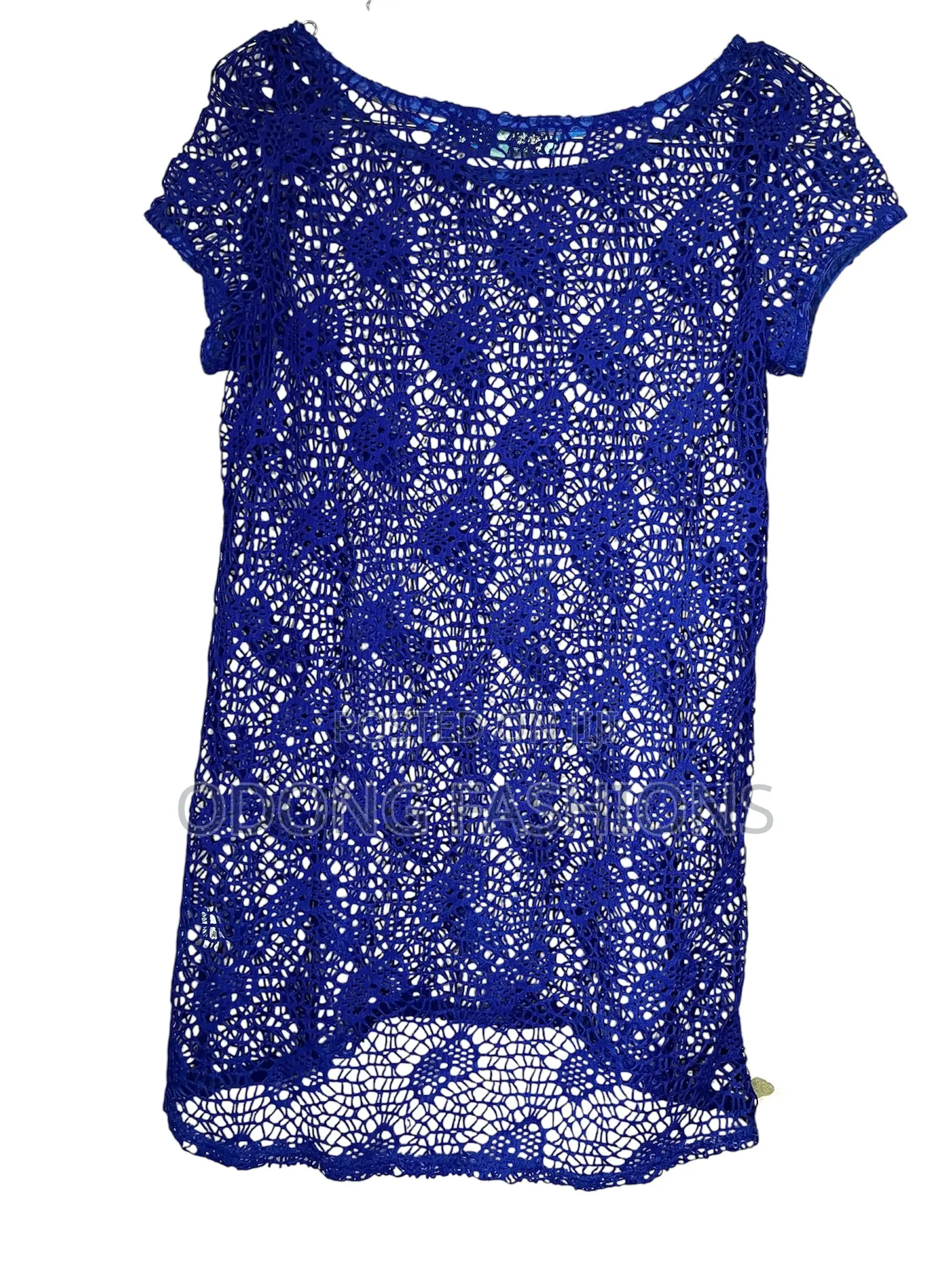Blue Net Top