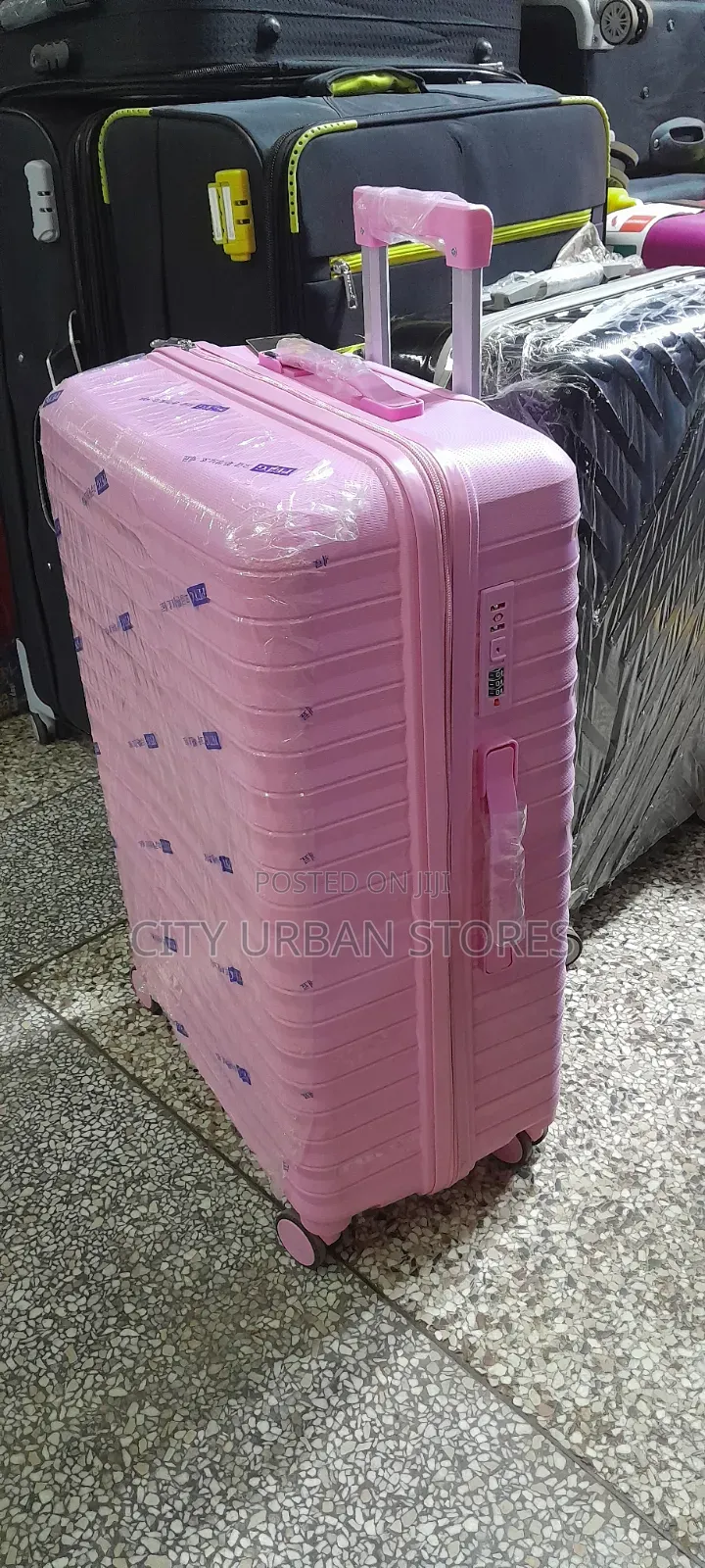 Good Partner Plastic Rubber Suitcases