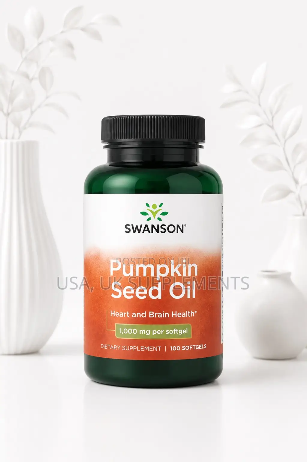Swanson Pumpkin Seed Oil 1000mg 100softgels