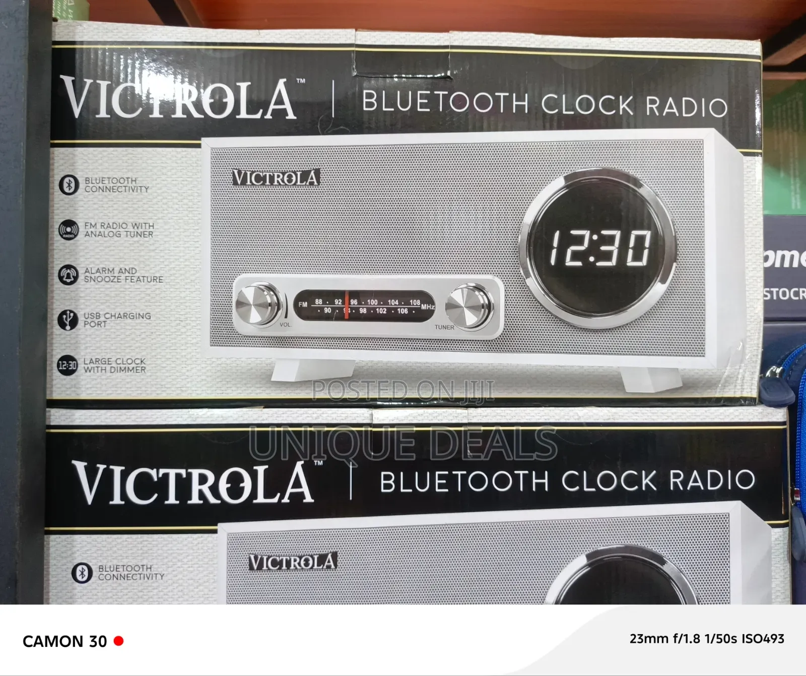 Victrola Broadway Bluetooth Clock Radio