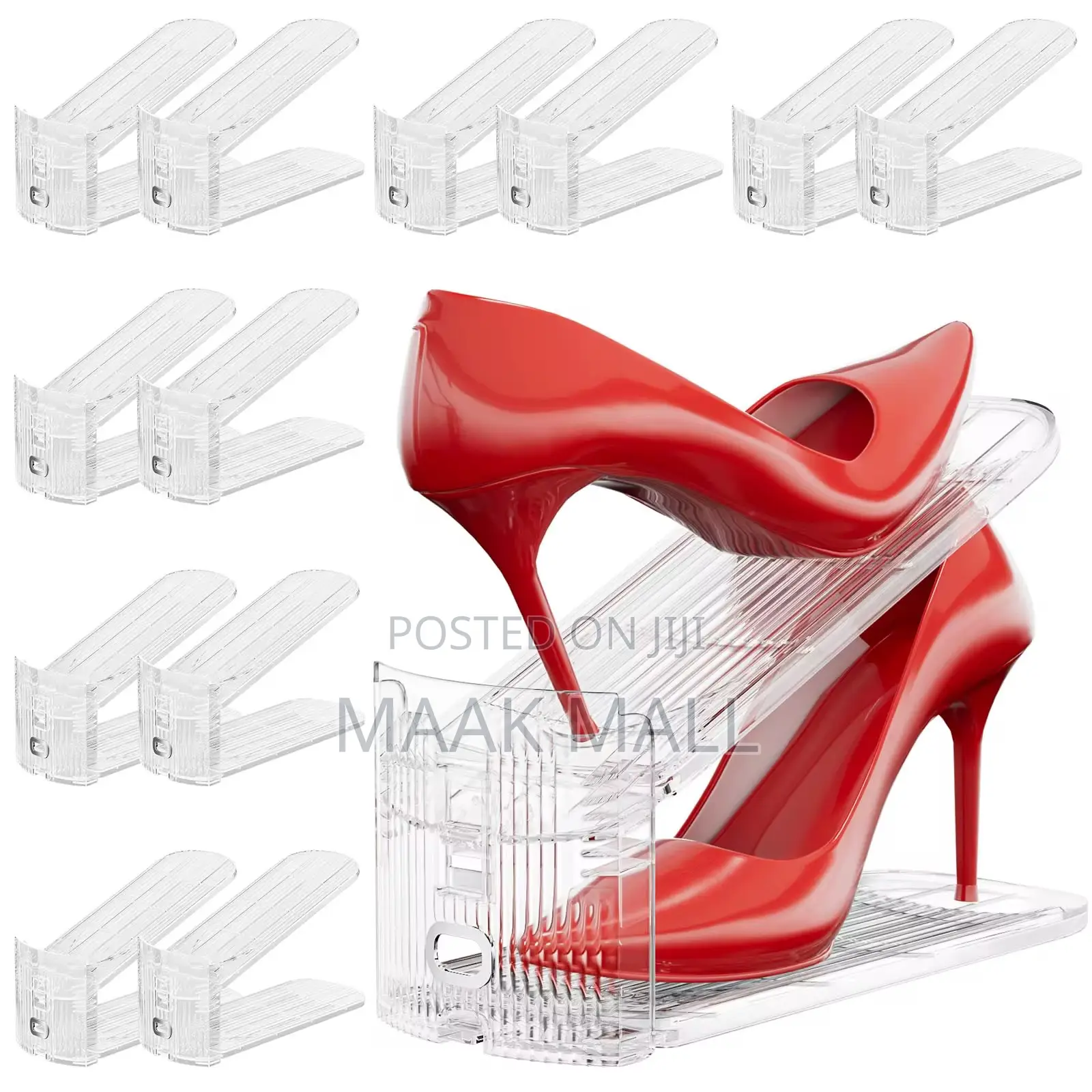 Adjustable Shoe Rack Slots Organizer